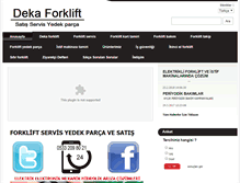 Tablet Screenshot of dekaforklift.com